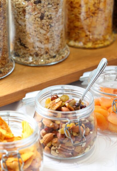 Herzhaftes Frühstück Buffet im Gästehaus Südafrika 4Heaven mit Müesli